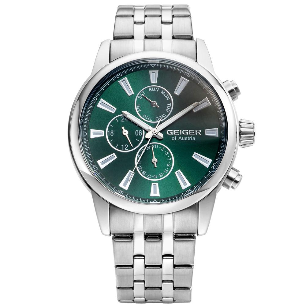 Gaigeo Ge1196 Men'S Multifunction Metal Watch