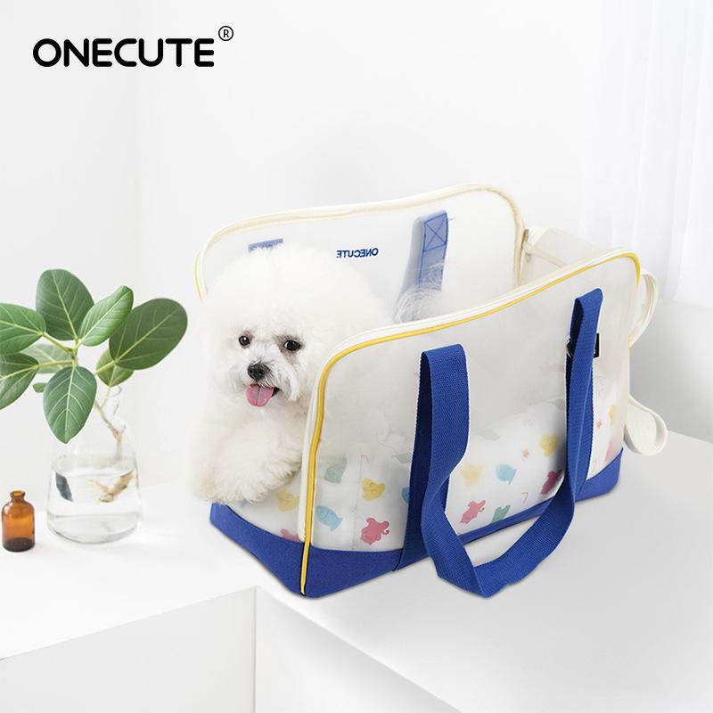 Trasportino Portatile per Animali ONECUTE: Traspirante, Morbido e Confortevole per Cani e Gatti – Borsa a Mano e a Spalla per Viaggi all'Aperto
