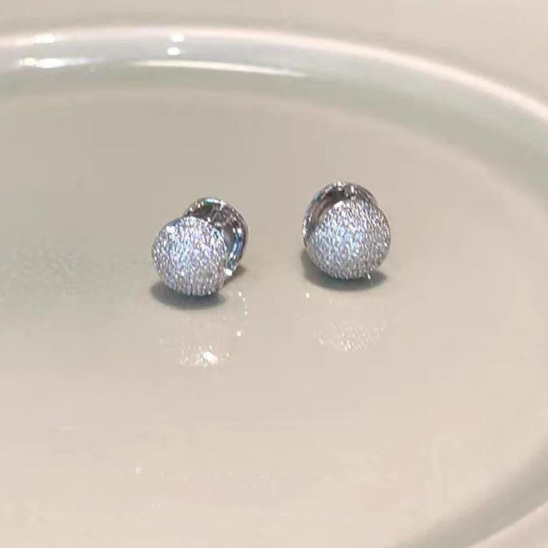 

Роскошные серьги-шарики с бриллиантами 2025 года: Изысканный, универсальный, высококлассный и трендовый diamond ball earrings серебряный