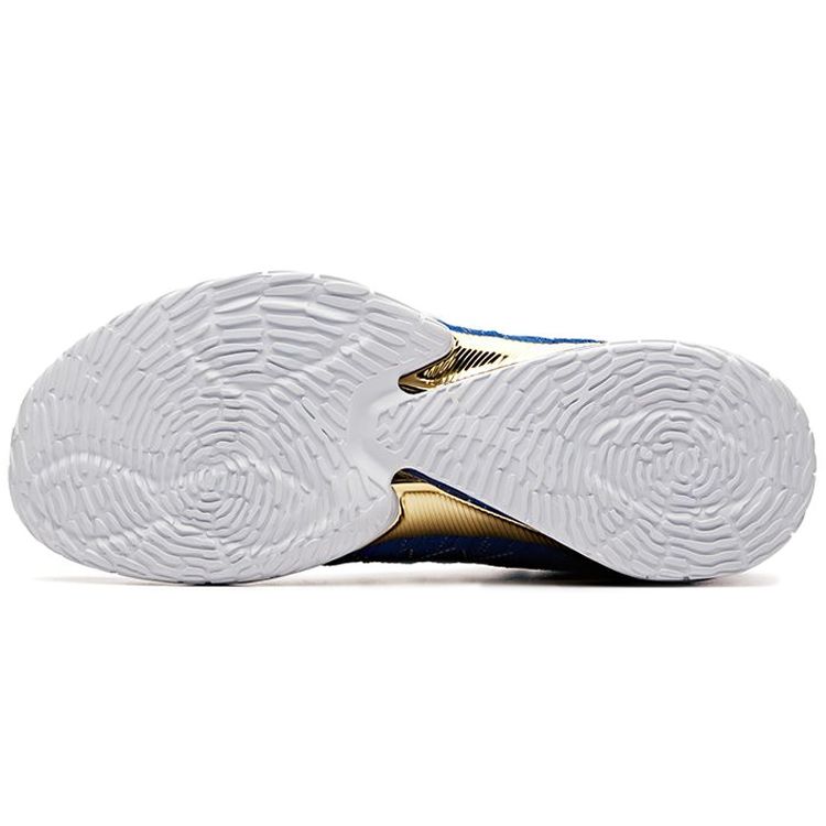Anta KT3 Thompson Warriors Colorway High-Top Basketball Shoes Men sneakers Blue White Gold 11831101-4
