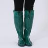 TYmy Unisex Knee-High Boots: Ideal for Farming & Fishing with Soft Soles, Knee Laces for Comfort In Wading & Plowing.