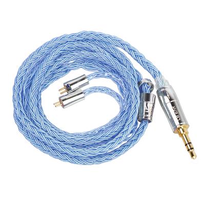 Kbear ST18 Earphone Sound Quality Improvement 16 Core Silver Plated 5N Upgrade Cable Silver Plated Wire 2PIN Replacement Cable Compatible with Soft KZ
