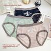 Women's Spring and Summer Thin New Fashion Letter Cotton Anti Bacterial Bottom Crotch Waist Underwear