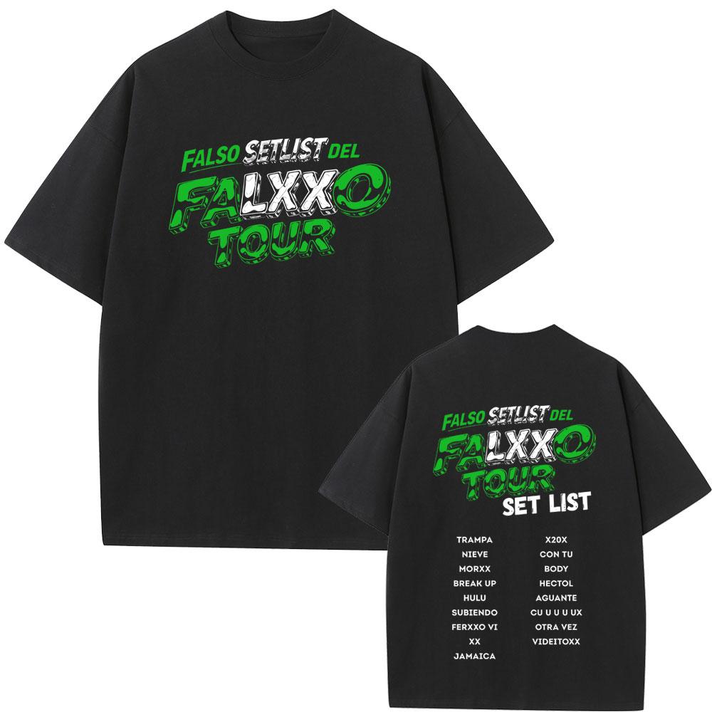 Hot Sale New Feid Ferxxo Tour 2026 T Shirt Unisex Women Fashion Pop Music Tshirt Oversized Short Sleeve Hip Hop Ocollar Tshirts