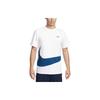 T Shirts Men's White Crew Neck Moderate Straight Fit FB8580-121