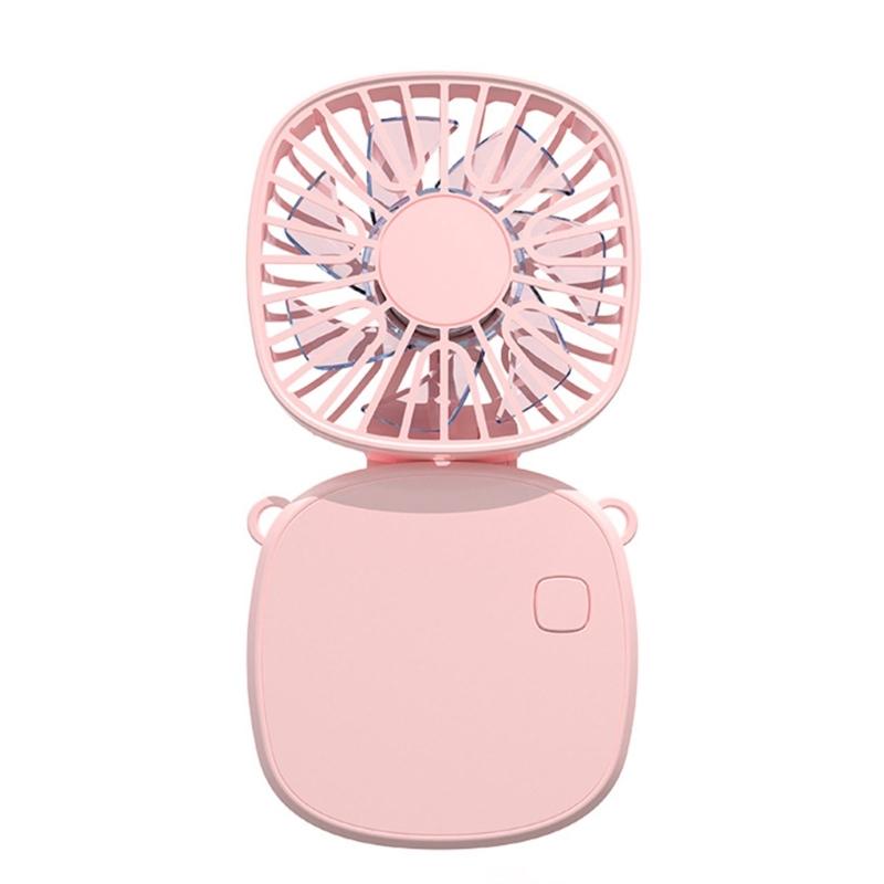 Handheld Fan Foldable Fan Rechargeable Small Pocket Fan with 3 Speed USB Fan for Office Outdoor Indoor Pocket Fan