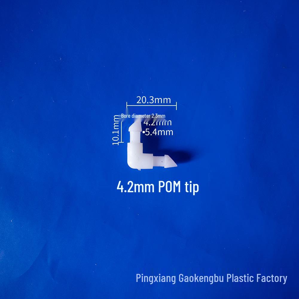 L-Shaped Elbow Plastic Connector Fittings, 90° Right Angle Pipe Accessories