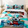 CAPTAIN TSUBASA Custom Name 3pc set Perfect for bedroom use Comfortable bedding set includes a duvet cover and two pillowcases Ideal birthday or Chris