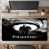 Custom Name James Bond Theme Mouse Pad Non Slip Rubber Base Multifunctional Office Home Decor Perfect For Workspace Personalization