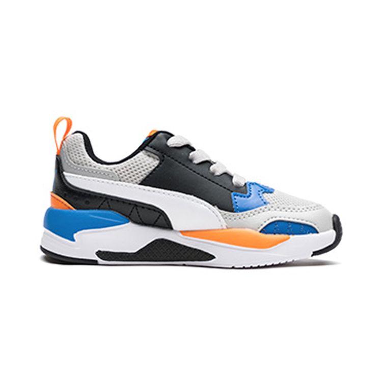 Puma X-Ray 2 Square Low Top Kids Running Shoes Kids Running Shoes White Blue 374192-19