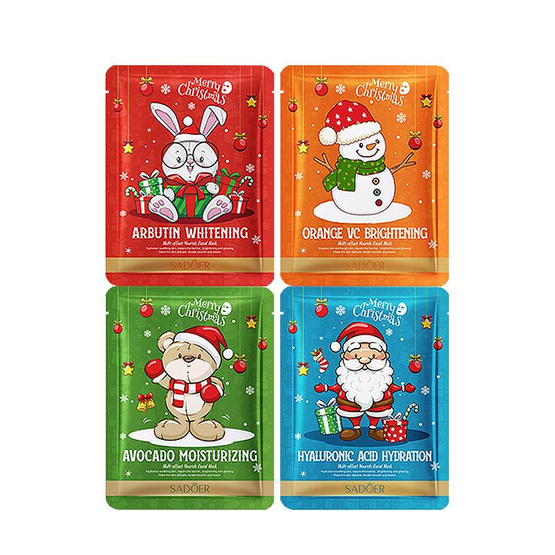 Sadoer Christmas Mask Series Whitening Facial Mask Hydrating Mask