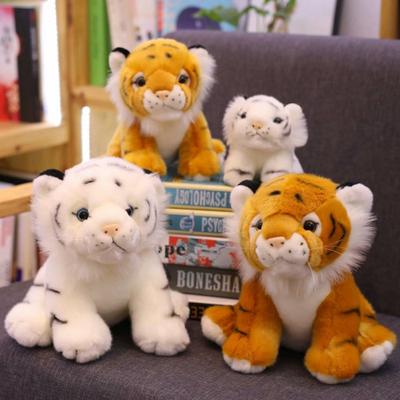 Simulation Mini Tiger Plush Toys Cute Stuffed Animal Doll Children Kids Creative Gift Home Decor