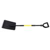 Snow Shovel Heavy Duty Snow Removal Winter Tool with D Grip Handle Aluminum Strip for Driveway Home Garage