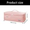 Portable Compact Blow Dryer Carrying Case With Double Layer Compartments Thickened EVA Protections Easy To Carry