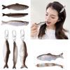 Simulated Salted Fish Hairpin Hair Clip Headwear Headdress Creative Keychain