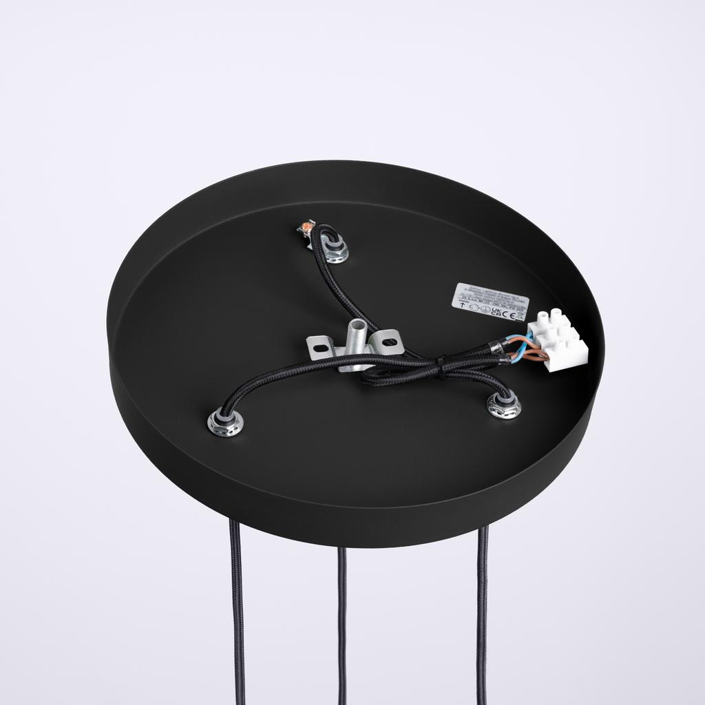 Lampa Wisząca Halo 3 G9 Czarny Alu Sollux Sl.1715