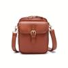 Unisex Postman Crossbody Bag, Leather Retro Casual Large-capacity Single-shoulder Bag for Storing Mobile Phone Case
