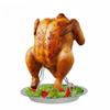Compact Roasting Rack Even Cooking Roaster Compact Vertical Chicken Roaster Space Saving Kitchen Tool Crispy Roasted Chicken