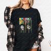 Sparks Band Print Locker sitzendes Oberteil Trendiges Unisex Kurzarm-T-Shirt Geeignet für Unisex und WoUnisex Große Größe