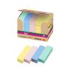 3M Post-it Sticky Notes, Super Sticky, Thin, Small, Pastel Colors, 50 X 15mm, 90 Sheets X 25 Pads, 7001SS-K, Eco Mark Certified Product, Green