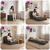 Folding Sofa Bed 75 x 63 x 45 cm Dark Grey