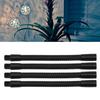 4 Pcs Gooseneck Lamp Hose Aluminium 10mm Caliber Flexible Table Desk Lamp Hose Lighting Fittings