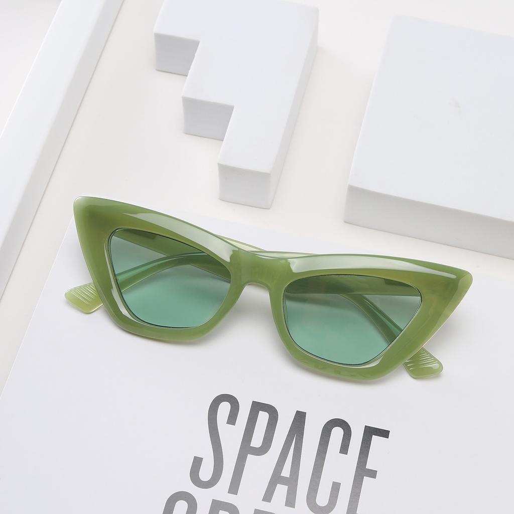 Glasses, Macaron Ss0058 Cat Eye Personality Black Sunglasses Women, Sunglasses Men