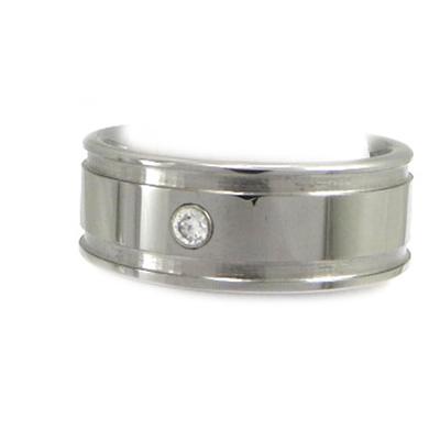 Metal Gray 'High Tech' Tungsten Ring
