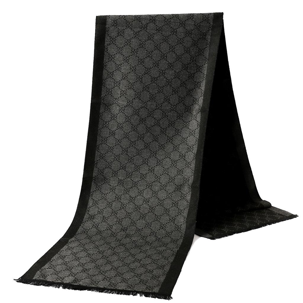 Men's Business Wraps Scarves Winter Classic Pashmina Shawls Fashion Plaid Warm Cashmere Scarf Autumn Thick 180X33CM Beach Towel