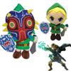 Maskeli Büyük Boy Legend Of Zelda Link Bebek Mezura Maskeli Link Peluş Oyuncak Skyward Sword Yumuşak Kısa Peluş Özelleştirilebilir