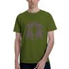 purple Men T Shirt Insomnium Creative Tee Shirt Short Sleeve Crewneck Cotton Graphic Tops TShirt