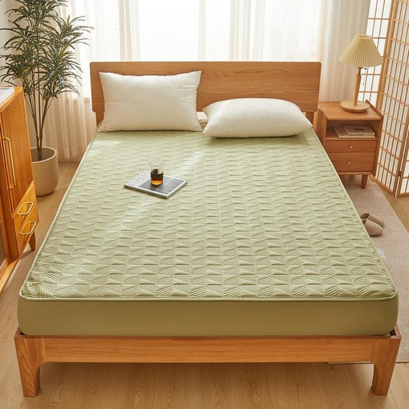 

Новый утолщенный матрас с мягкой подкладкой, цельный, антибактериальный, нескользящий, защитный чехол для матраса Simmons, пылевой матрас 90cmx200cm customization чай зеленый