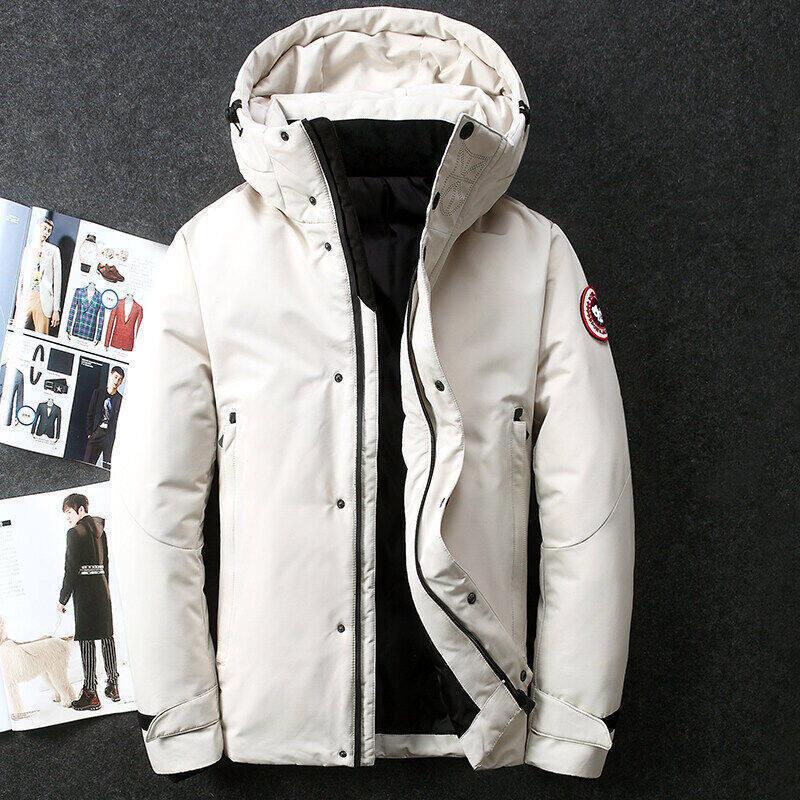 2022 Men's Winter Thick Down Jacket - Couple Style White Duck Down Outdoor Workwear