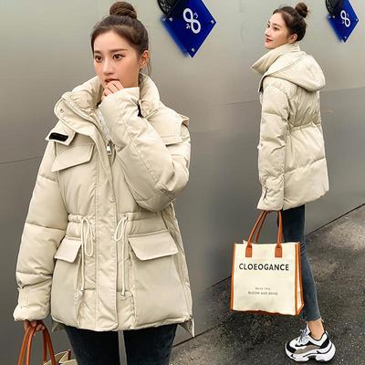 Winter Thickened Jacket Cotton Padded Jacket Women's Loose Hooded Cotton Padded Jacket
