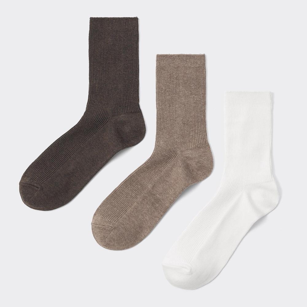 

Носки Gu By Uniqlo Ribbed Collar Crew Socks 3p 80 MULTI PATTERN 1/ONE SIZE