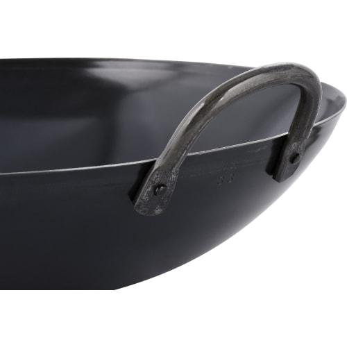Wahei Freiz Autentisk kinesisk Wok 33 cm Iron Pot Stekepanne Profesjonell spesifikasjon Laget i Japan Ajido AD-643