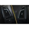 Fit For Ford Focus 2PCS Console L&R Air Outlet Vent Trim Carbon Fiber 2012-2018
