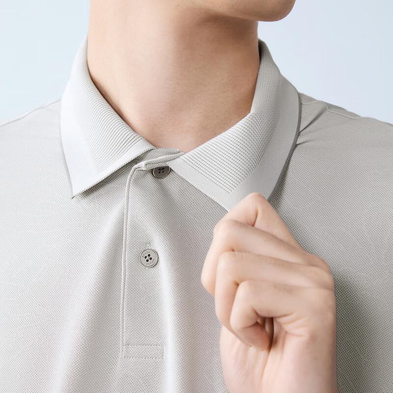 SEVEN Men's Silk Blend Jacquard Polo Shirt