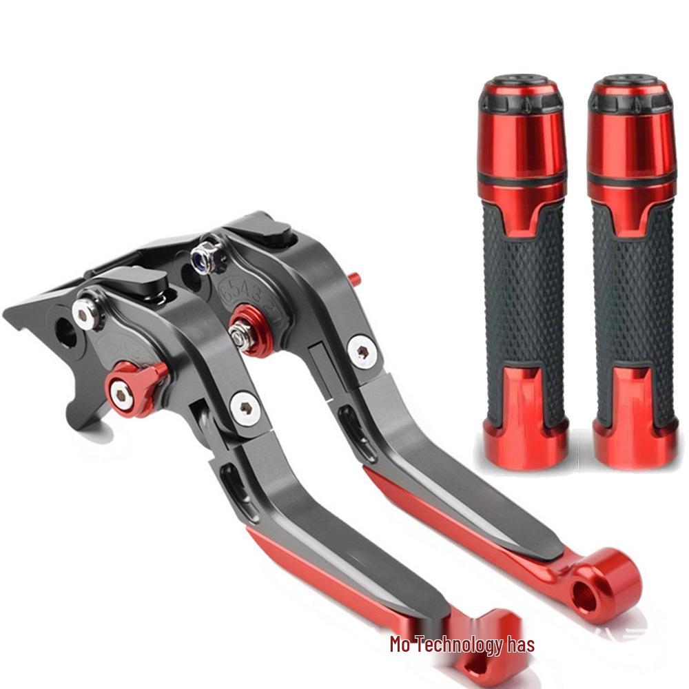 CNC Brake Clutch Levers & Handlebar Grips for MSX125 GROM Motorcycle