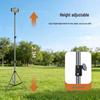 Telescopic 2.1m Phone Holder Tripod & Selfie Stick with Floor Stand