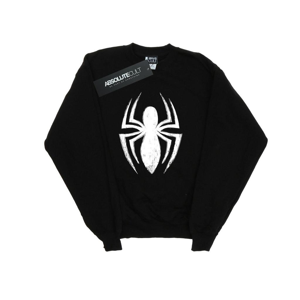 Marvel Boys Spider-Man Ultimate Spider Logo Sweatshirt