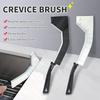 Long Handle Industrial Grade DIY Wall Paint Brush Heavy Duty Stiff Bristle Grout Scrub Brush for Tile Floor & Corners