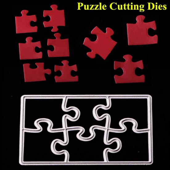 

Головоломка для резки металла для скрапбукинга бумага ремесло тиснение DIY аксессуар