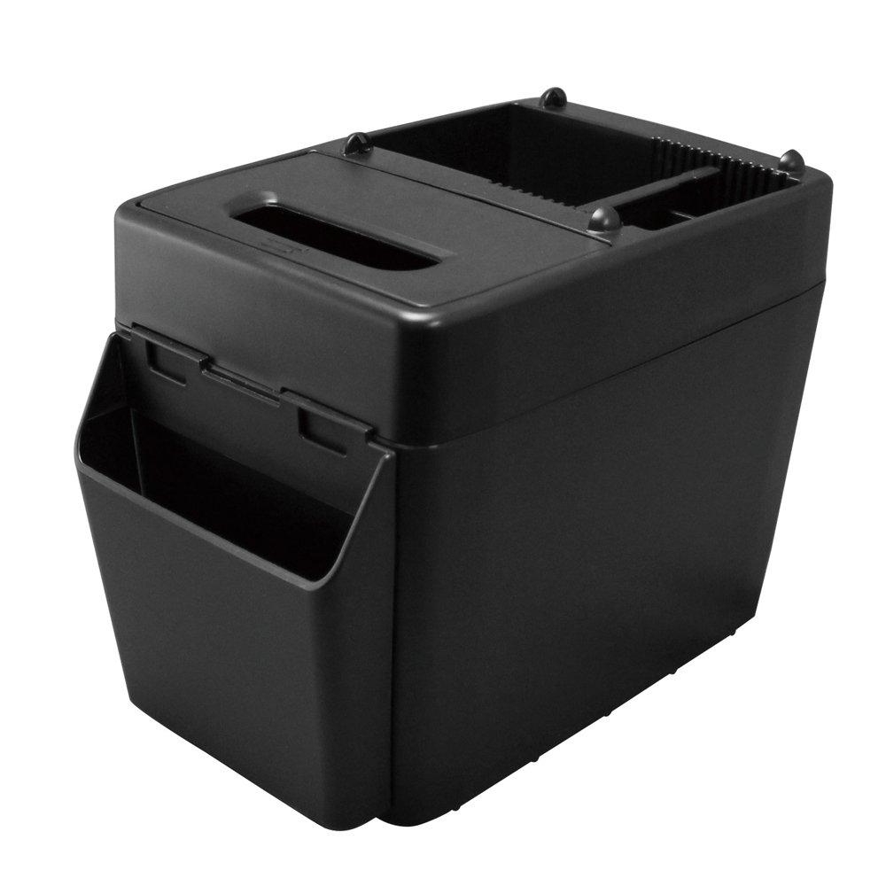 Tsuchiya Yac Large Trash 3 Car Trash x x cm Can, Black, 29.4 22.8 17.7 (PZ-593) чёрный