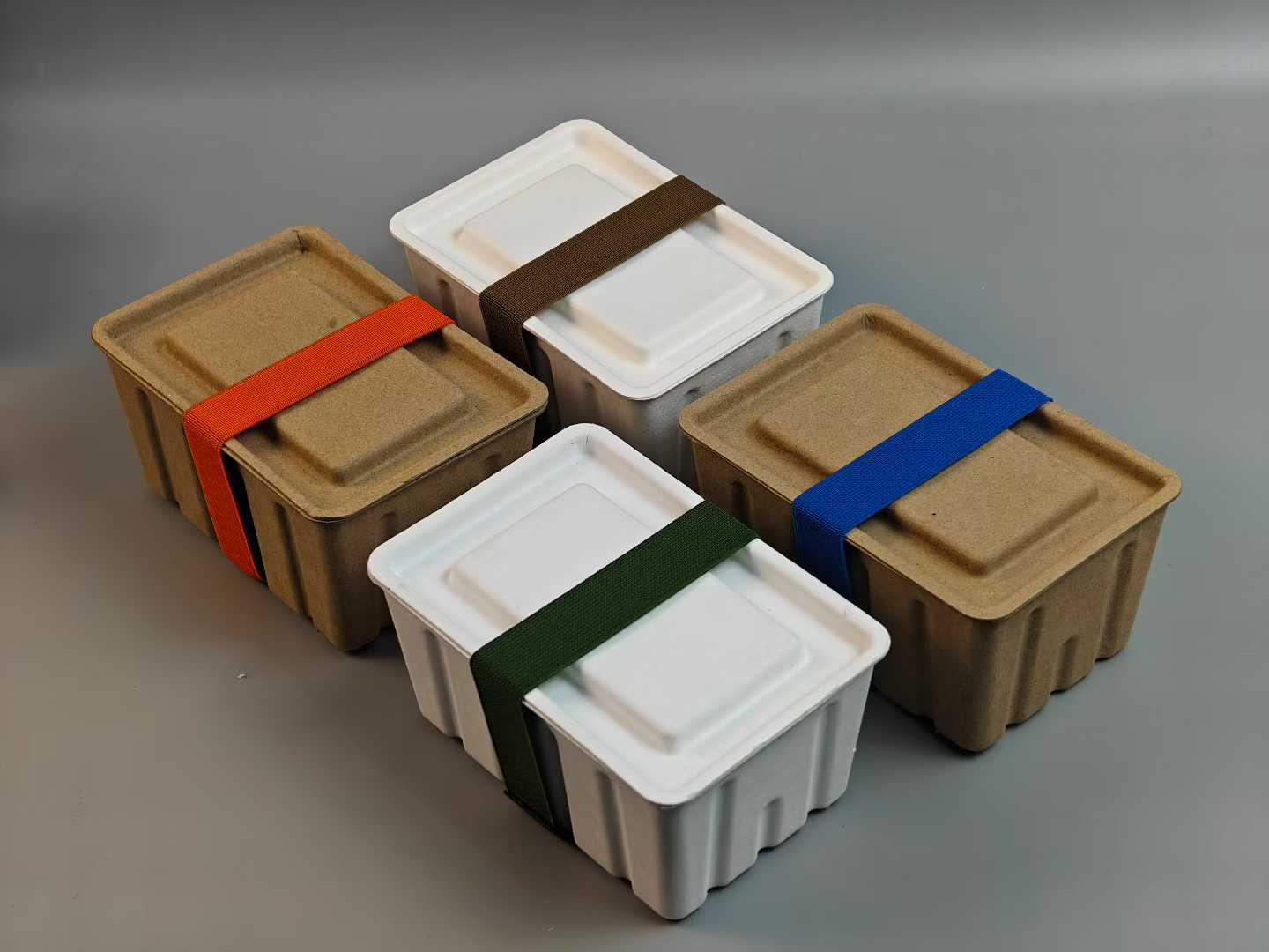Eco-friendly Rectangular Pulp Storage Box for Tea, Coffee, Jewelry, or Gifts