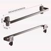30cm 40cm 50cm Suction Cup Towel Bar Foldable Bathroom Towel Rack Easy Install for Tile Wall