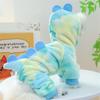 Dog Furry Jumpsuit for Dogs Boy Girl Medium Dogs for Indoor and Outdoor Use Cartoon Dinosaur Clothes Outfit for Pet Dogs