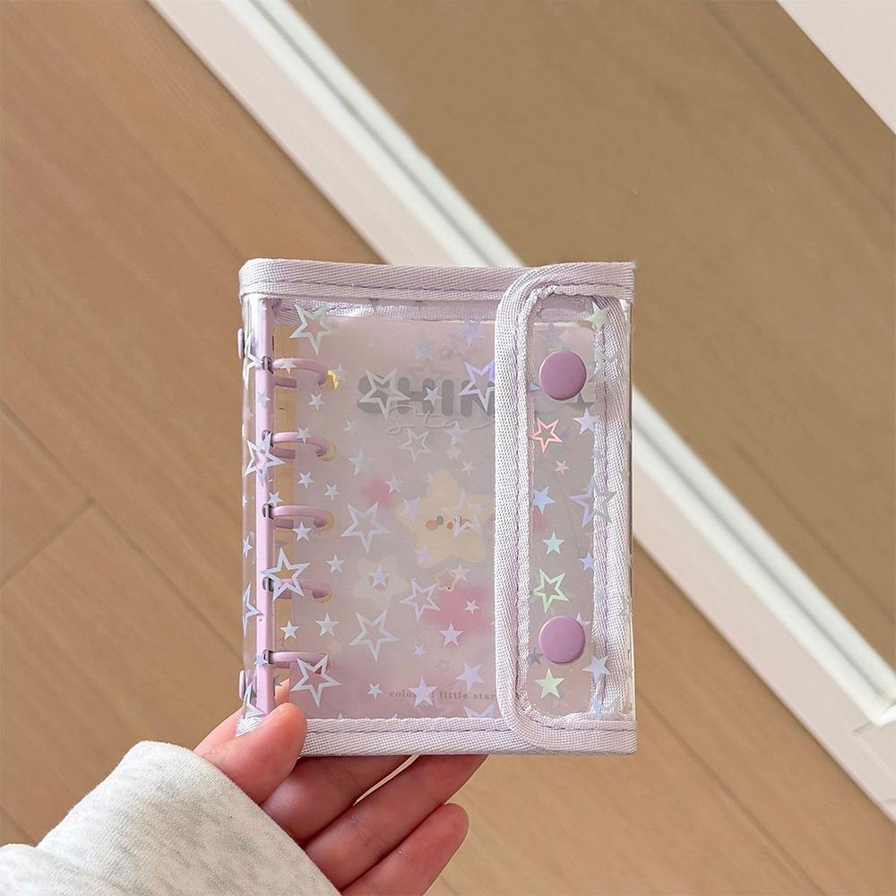 PVC Cover A5 Photo Album Waterproof Idol Card Collect Book Card Protective Case  Office Stationery