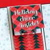 Christmas Gift Card Holder Book Xmas Money And Gift Card Sleeve Book Festive Greeting Card Organizer for Group Gifting And Personalized Wishes