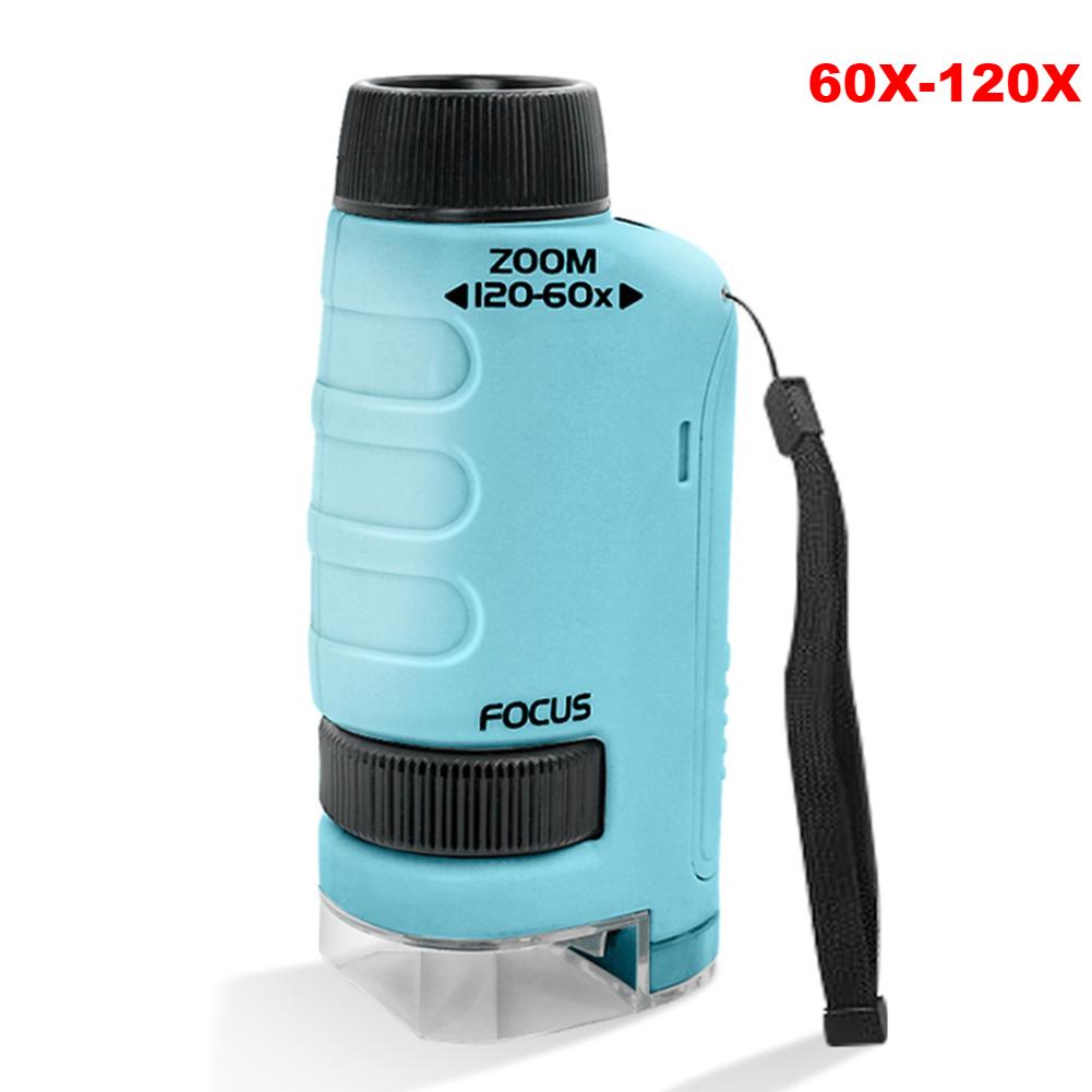 1000x Kid Microscope Lab Digital Microscopes 2 Inch IPS Screen Electronic Magnifier Camera with 8 LED Light Photo Video Function